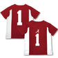 #1 A.Crimson Tide Garb Toddler Football Jersey - Crimson Stitched American College Jerseys