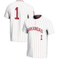 #1 A.Razorbacks GameDay Greats Unisex Lightweight Softball Jersey - White Stitched American College Jerseys