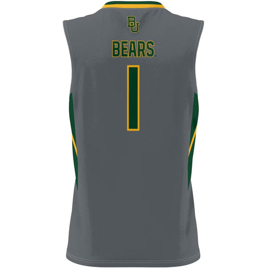 #1 B.Bears GameDay Greats Lightweight Basketball Jersey - Gray Stitched American College Jerseys