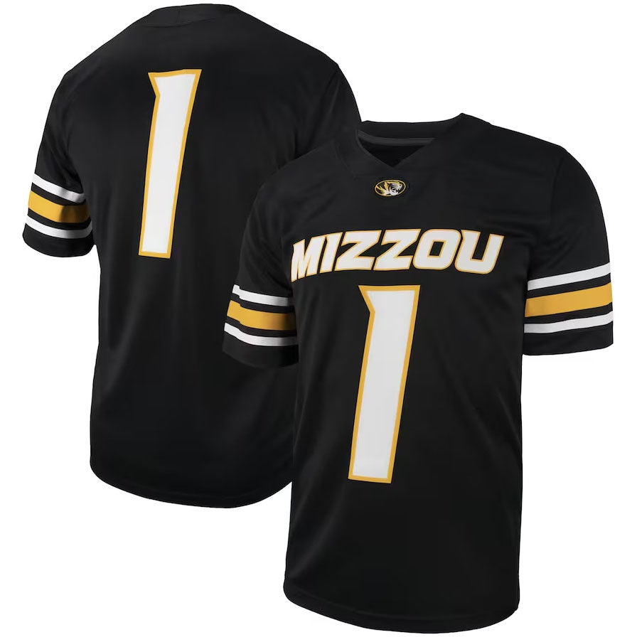 #1 M.Tigers Untouchable Football Replica Jersey - Black American College Jerseys