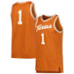 #1 T.Longhorns Retro Replica Basketball Jersey - Cream American College Jerseys