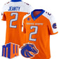 B.State Broncos #2 Ashton Jeanty Orange Vapor Limited Football Alternate Stitched American College Jerseys