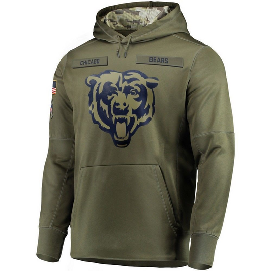 C.Bears 2024 Salute To Service Club Pullover Hoodie Cheap sale Birthday and Christmas gifts Stitched American Football Jerseys