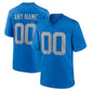 Custom D.Lions Blue Alternate Game Stitched American Football Jerseys