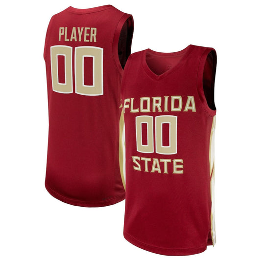 F.State Seminoles Unisex NIL Pick-A-Player Basketball Jersey - Garnet American College Jerseys