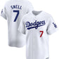 Los Angeles Dodgers #7 Blake Snell White 2024 Home Limited Stitched Baseball Jersey