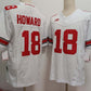 O.State Buckeyes #18 Will Howard White FUSE Stitched American College Jerseys