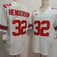 O.State Buckeyes #32 TreVeyon Henderson White FUSE Stitched American College Jerseys