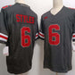 O.State Buckeyes #6 Sonny Styles Black FUSE Stitched American College Jerseys