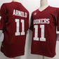 O.Sooners #11 Jackson Arnold Red FUSE  Stitched American College Jerseys