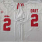 O.Miss Rebels #2 Jaxson Dart White FUSE Football Stitched American College Jerseys