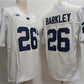 P.State Nittany Lions #26 Saquon Barkley White Stitched Jersey College Jerseys