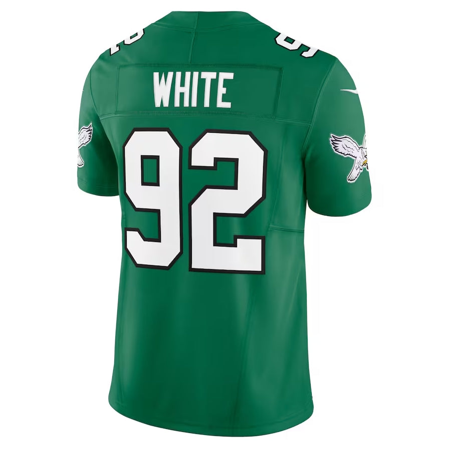 P.Eagles #92 Reggie White Alternate Vapor F.U.S.E. Limited Jersey - Kelly Green American Football Jerseys