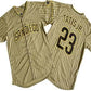 San Diego Padres #23 Fernando Tatis Jr Khaki Pinstripe Limited Stitched  Baseball Jersey