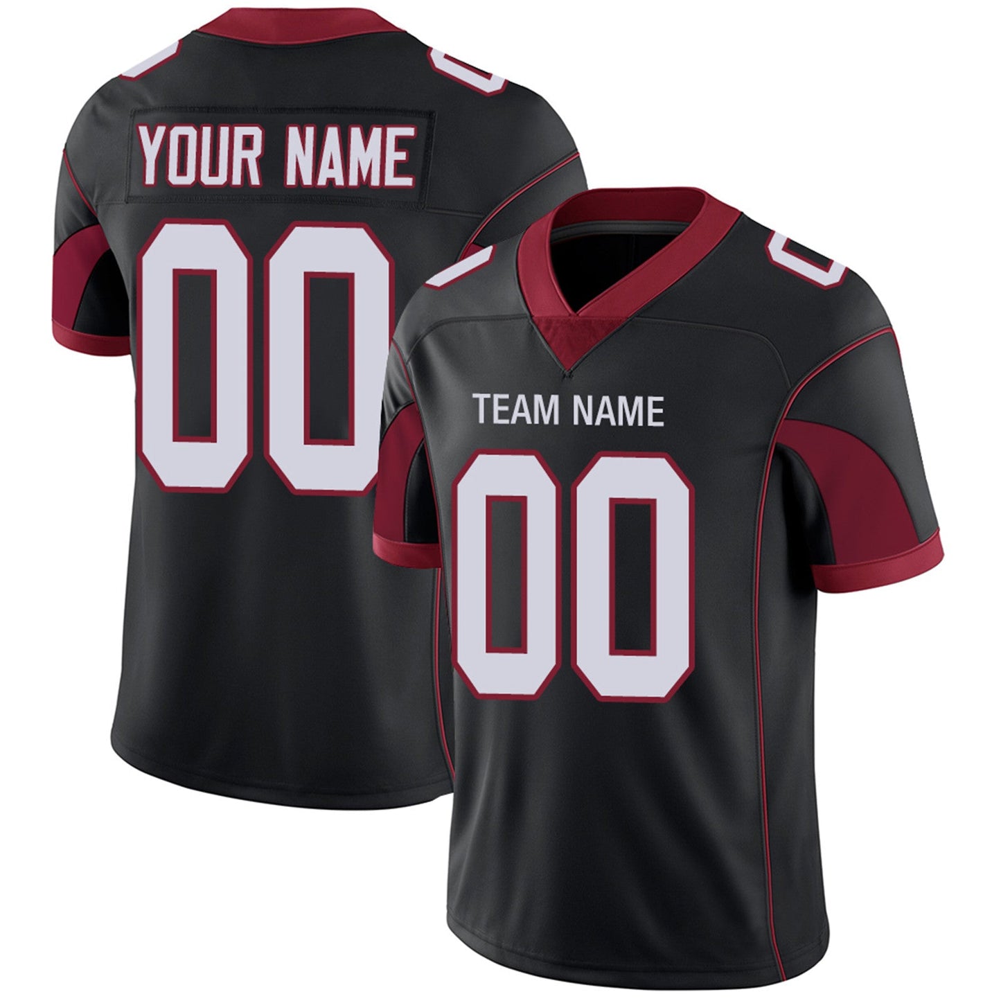 Custom A.Cardinals Team Player or Personalized Design Your Own Name for Men's Women's Youth Jerseys Red Football Jerseys