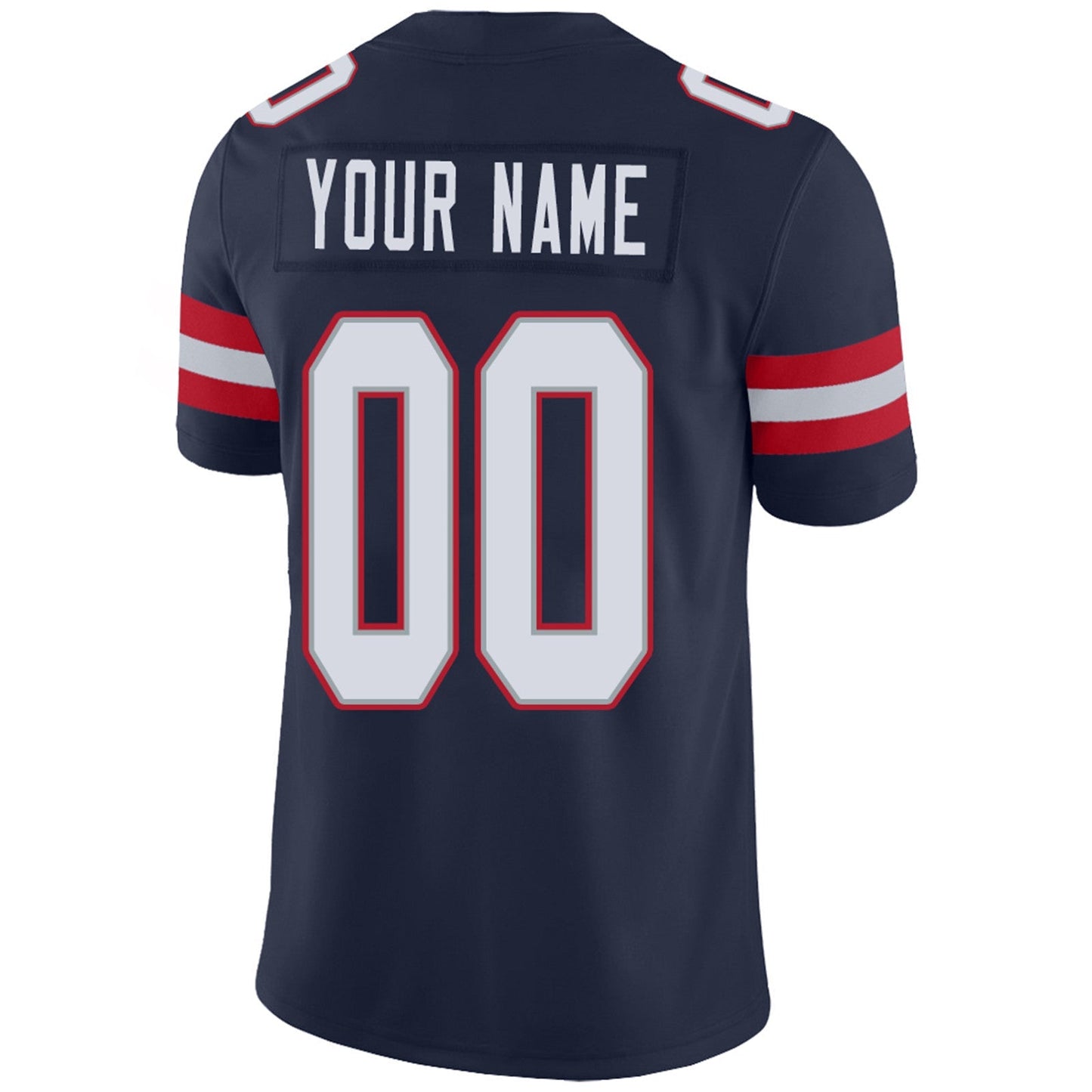 Custom NE.Patriots Football Jerseys Team Player or Personalized Design Your Own Name for Men's Women's Youth Jerseys Navy