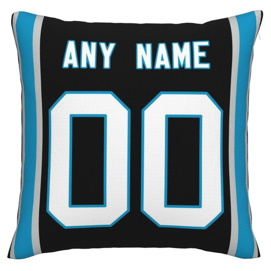 Custom C.Panthers Pillow Football Team Decorative Throw Pillow Case Print Personalized Football Style Fans Letters & Number Birthday Gift Football Pillows