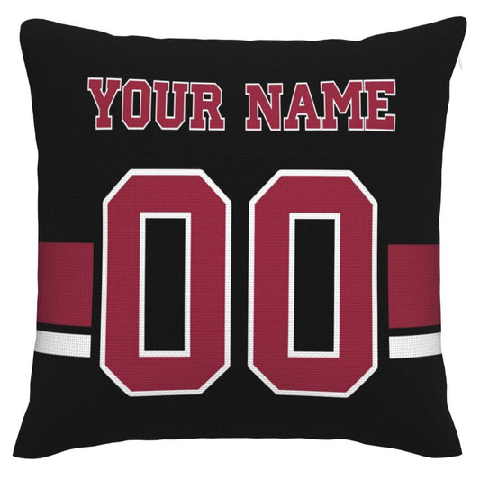 Custom A.Cardinals Pillow Decorative Throw Pillow Case - Print Personalized Football Team Fans Name & Number Birthday Gift Football Pillows