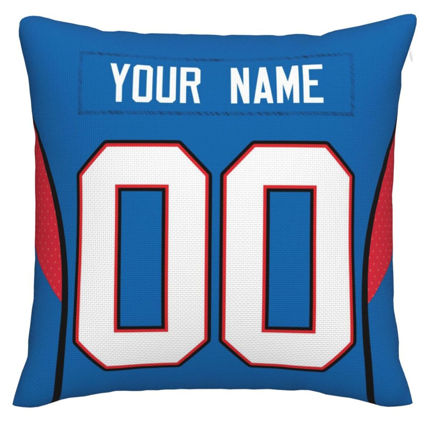 Custom B.Bills Pillow Royal Football Team Decorative Throw Pillow Case Print Personalized Football Style Fans Letters & Number Birthday Gift Football Pillows