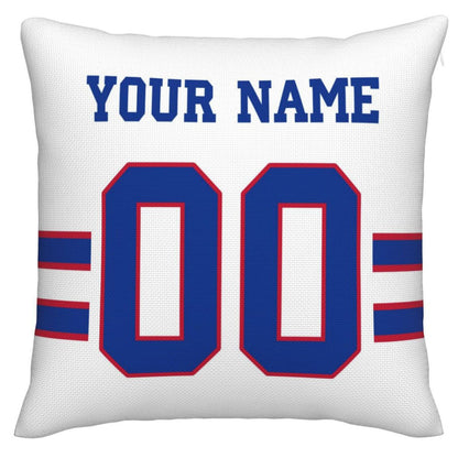 Custom B.Bills Pillow Royal Football Team Decorative Throw Pillow Case Print Personalized Football Style Fans Letters & Number Birthday Gift Football Pillows