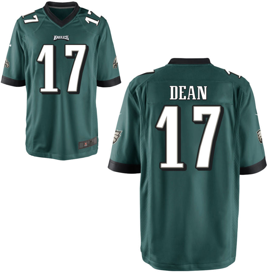 Football Jerseys P.Eagles #17 Nakobe Dean Player Stitched Game Jersey