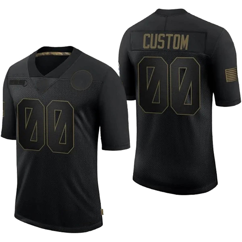 Custom SF.49ers Black Stitched American Football Jerseys