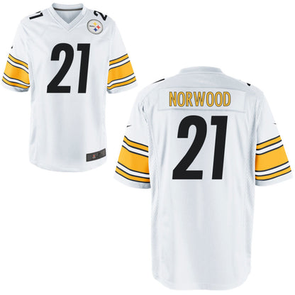 Football Jerseys P.Steelers #21 Tre Norwood Player Stitched Game Jersey