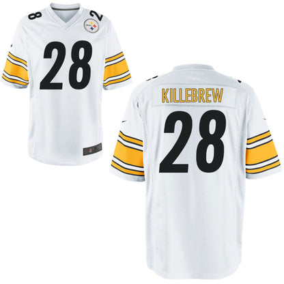 Football Jerseys P.Steelers #28 Miles Killebrew Player Stitched Game Jersey