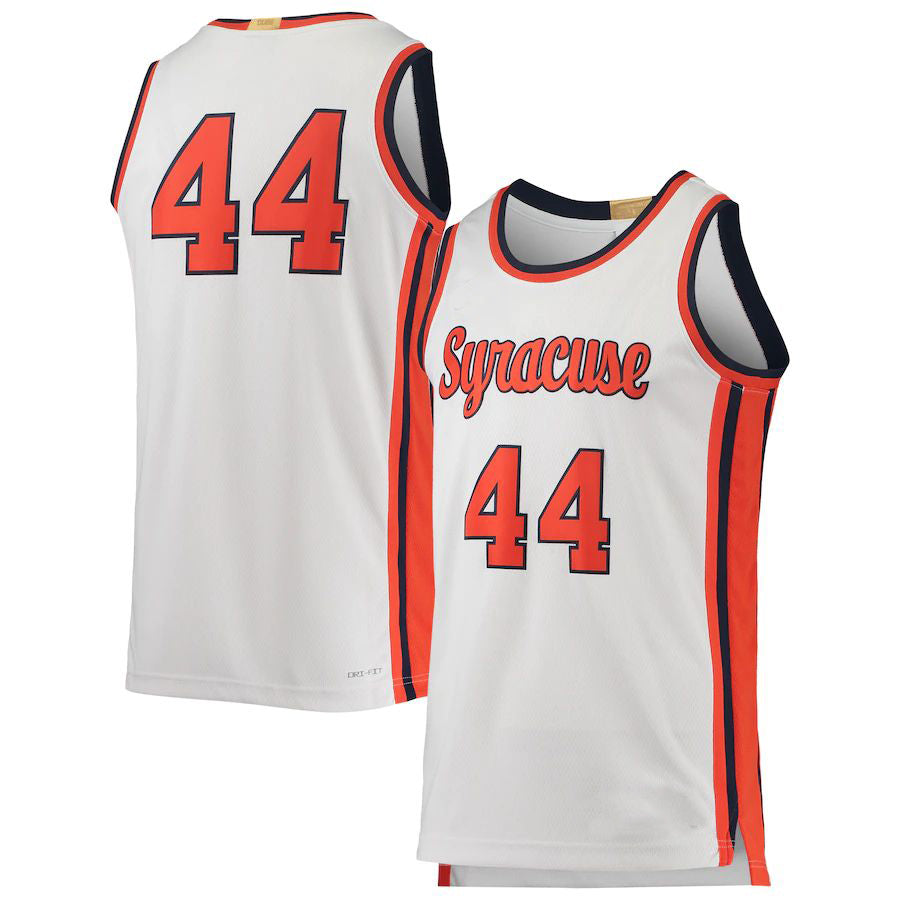 #44 S.Orange Retro Limited Jersey White Stitched American College Jerseys