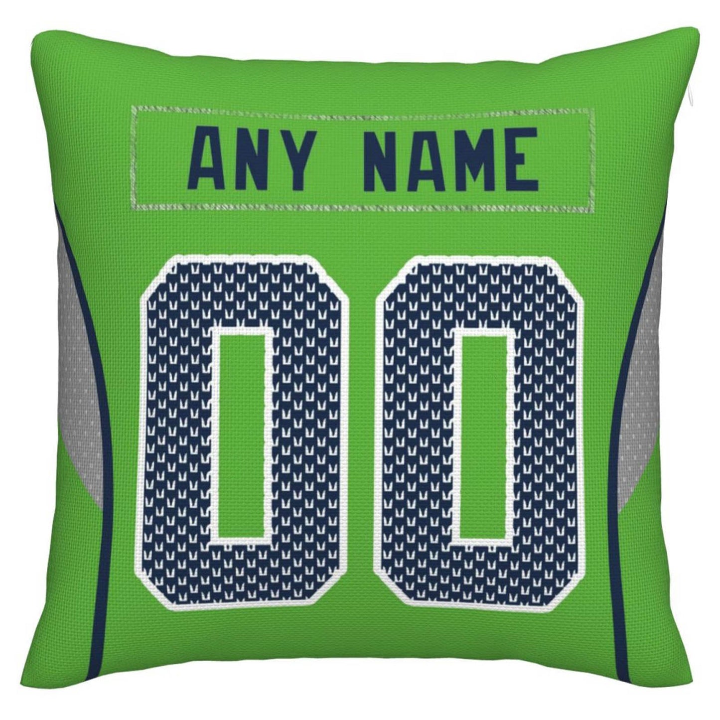 Custom S.Seahawks Pillow Decorative Throw Pillow Case - Print Personalized Football Team Fans Name & Number Birthday Gift Football Pillows