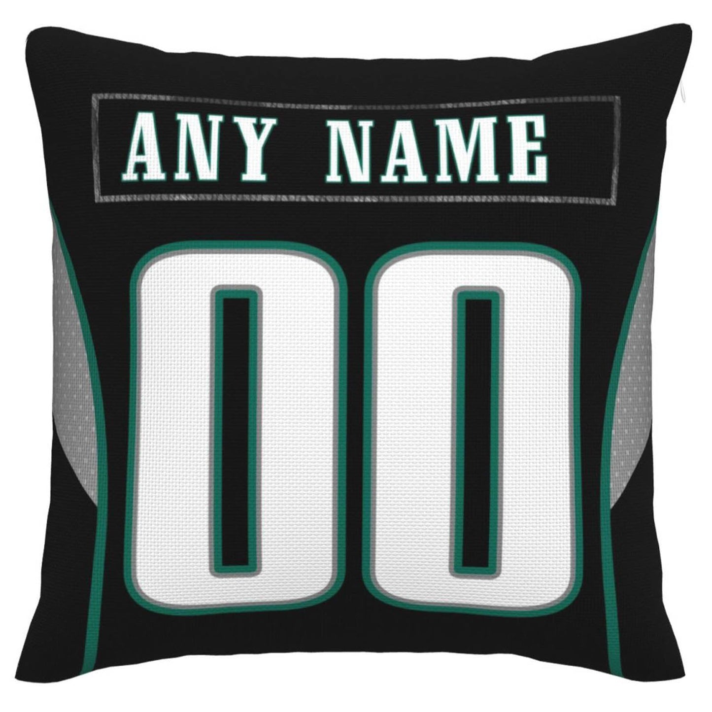 Custom P.Eagles Pillow Decorative Throw Pillow Case - Print Personalized Football Team Fans Name & Number Birthday Gift Football Pillows