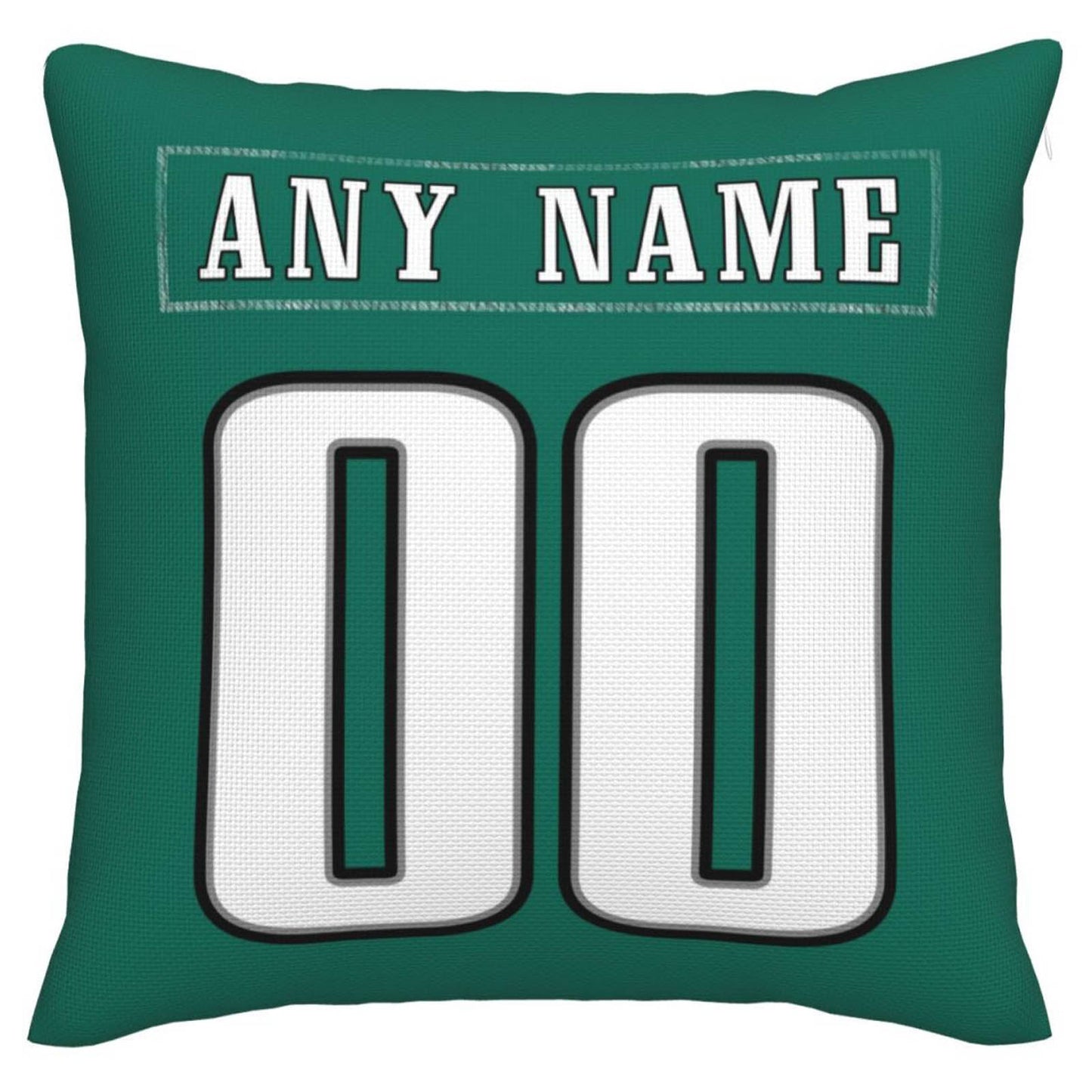 Custom P.Eagles Pillow Decorative Throw Pillow Case - Print Personalized Football Team Fans Name & Number Birthday Gift Football Pillows