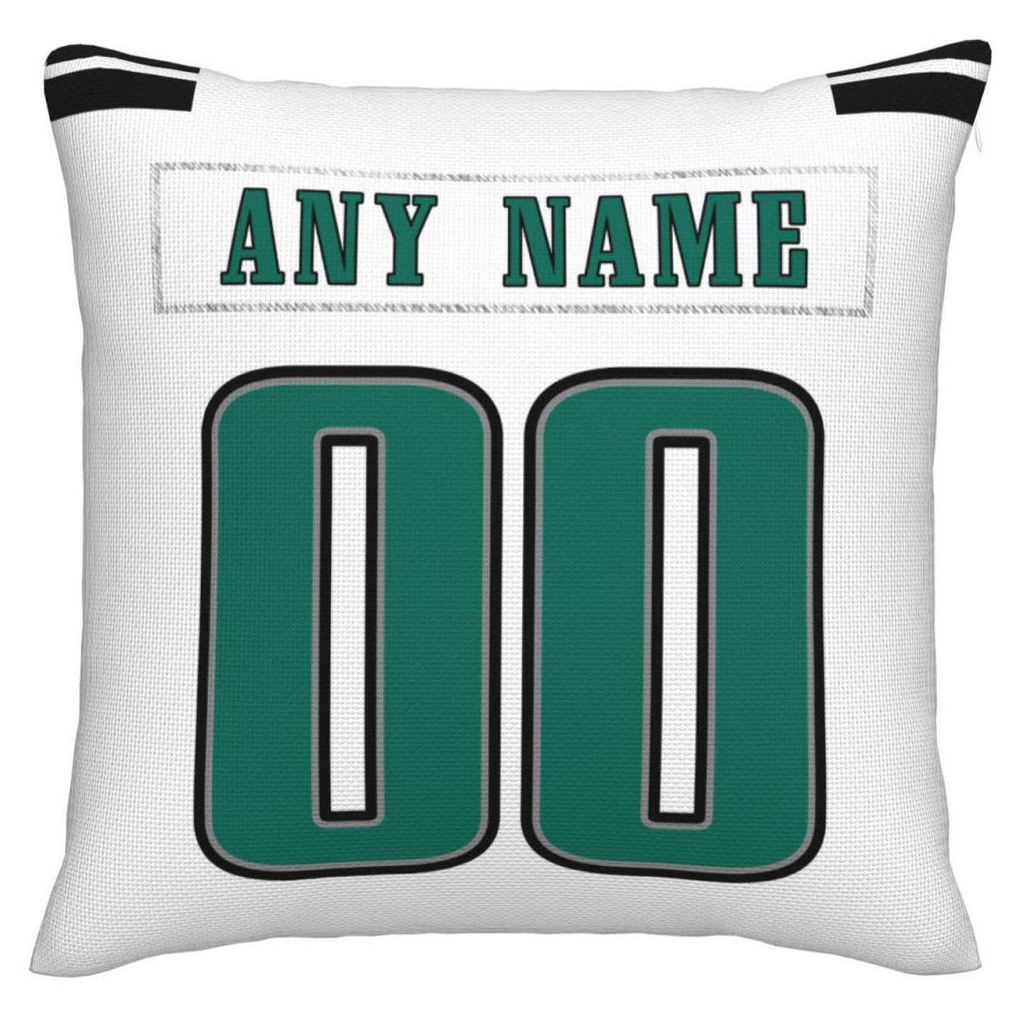 Custom P.Eagles Pillow Decorative Throw Pillow Case - Print Personalized Football Team Fans Name & Number Birthday Gift Football Pillows