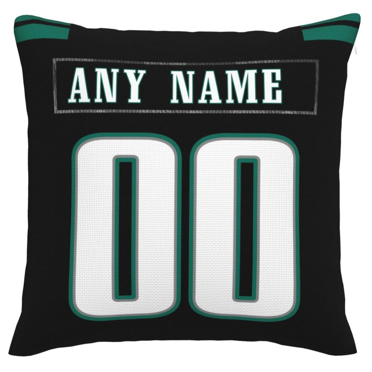 Custom P.Eagles Pillow Decorative Throw Pillow Case - Print Personalized Football Team Fans Name & Number Birthday Gift Football Pillows