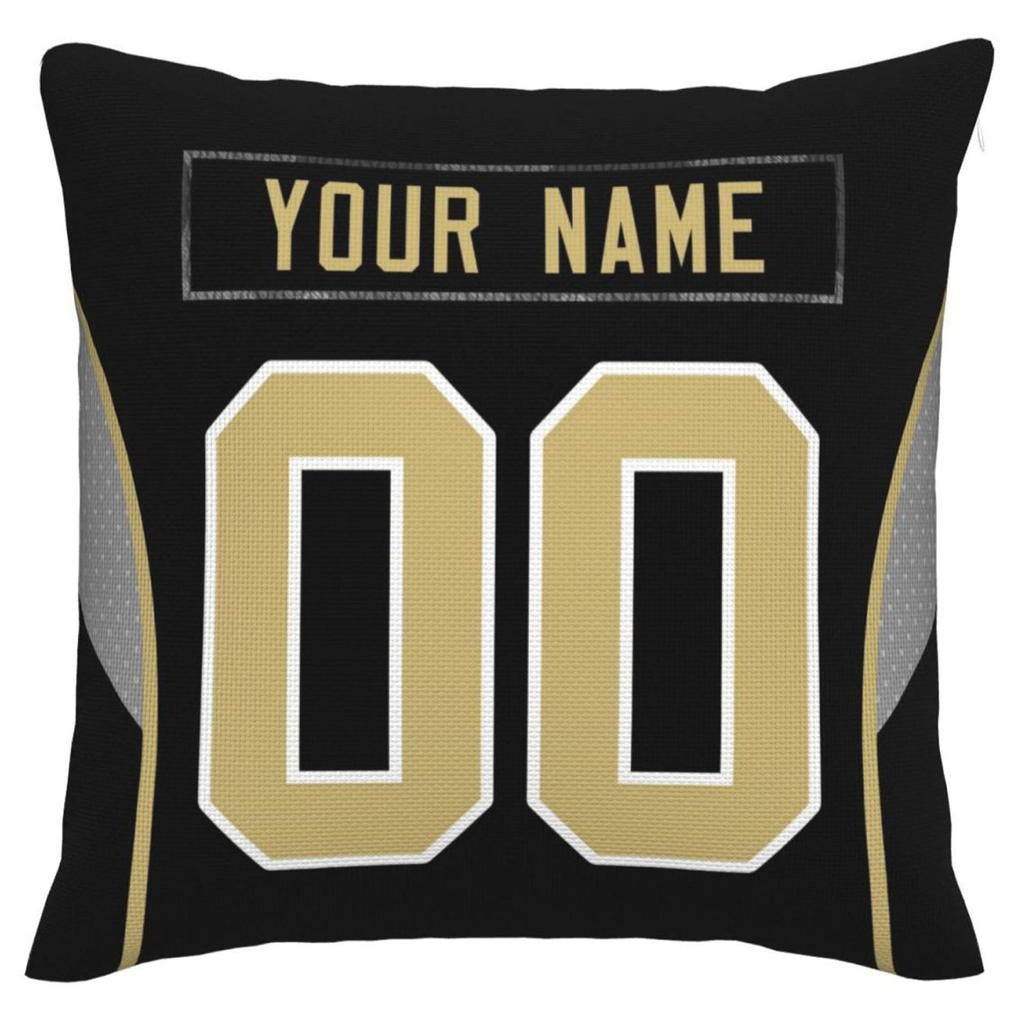 Custom NO.Saints Pillow Decorative Throw Pillow Case - Print Personalized Football Team Fans Name & Number Birthday Gift Football Pillows