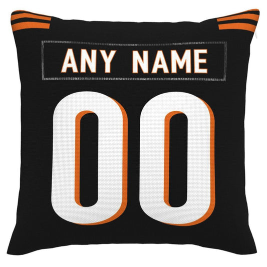 Custom C.Bengals Pillow Decorative Throw Pillow Case - Print Personalized Football Team Fans Name & Number Birthday Gift Football Pillows