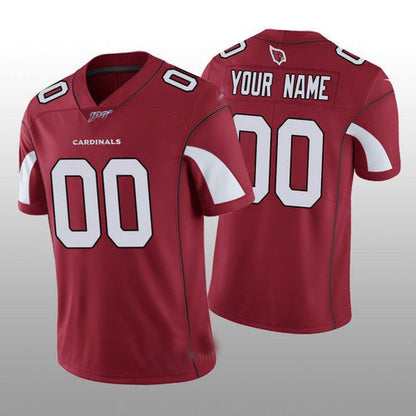 A.Cardinals Custom Cardinal Vapor Limited 100th Season Jersey Stitched Football Jerseys