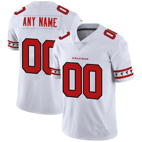 A.Falcons Custom  White Team Logo Vapor Limited Jersey Stitched Football Jerseys