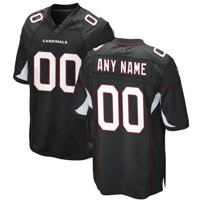 Custom A.Cardinals Black Custom Game Jersey Stitched Football Jerseys