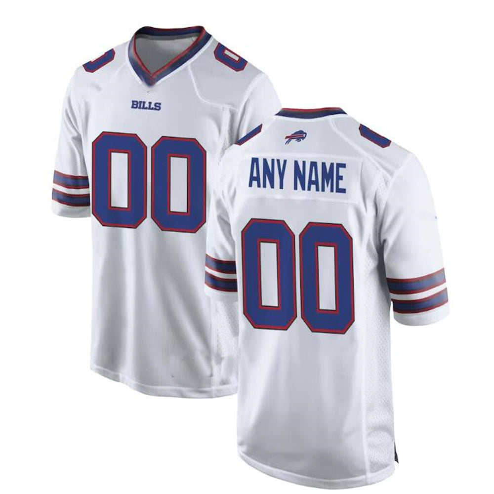 Custom B.Bills Royal Vapor Elite Jersey Stitched Jersey Football Jerseys