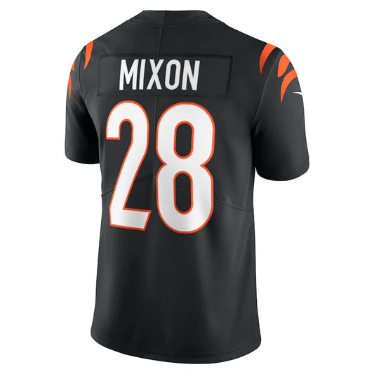 C.Bengals #28 Joe Mixon  Black Vapor Limited Jersey Stitched American Football Jerseys