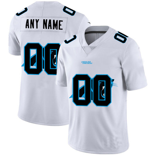 Custom C.Panthers White Team Big Logo Vapor Untouchable Limited Jersey Stitched Jersey Football Jerseys