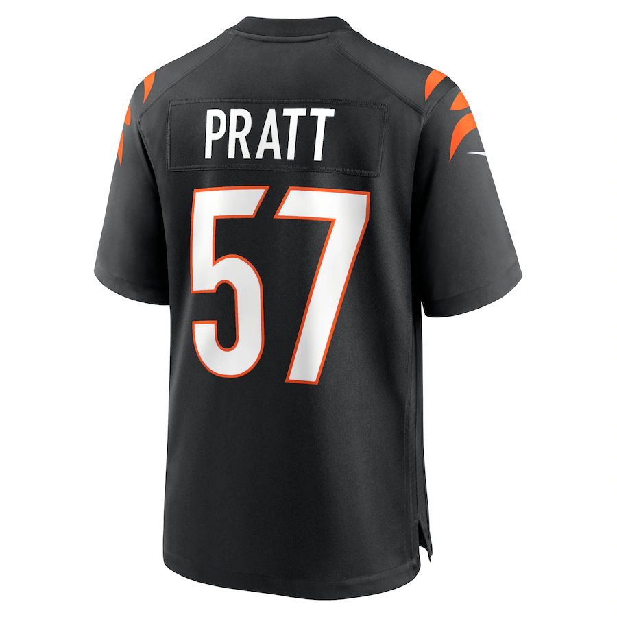 C.Bengals #57 Germaine Pratt Black Game Jersey Stitched American Football Jerseys