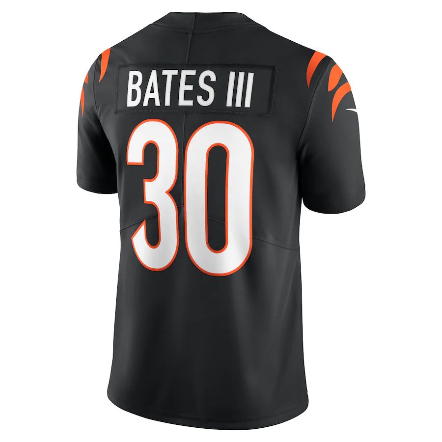 C.Bengals #30 Jessie Bates III Black Vapor Limited Jersey Stitched American Football Jerseys