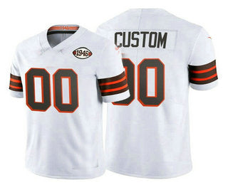 C.Browns ACTIVE PLAYER Custom 1946 Vapor American Jerseys Stitched  Football Jerseys