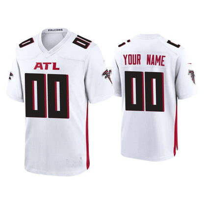 Custom A.Falcons White new Vapor Limited Jerseys Stitched Football Jerseys