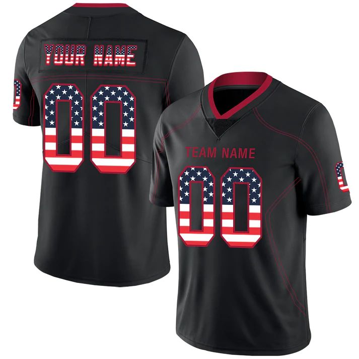 Custom A.Falcons Stitched American Personalize Birthday Gifts Black Jersey Stitched Jerseys Football Jerseys