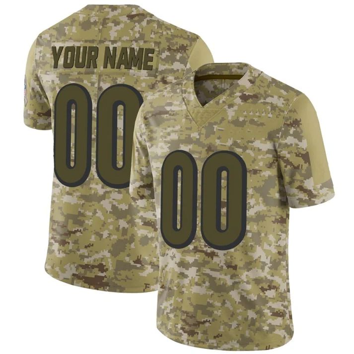 Custom Camo C.Bengals Limited  Salute To Service Stitched American Football Jerseys