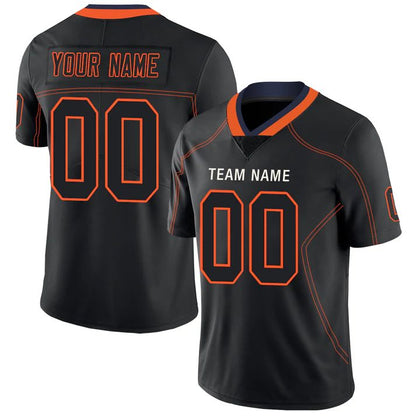 Custom C.Bears Stitched American Personalize Birthday Gifts Black Jersey Football Jerseys