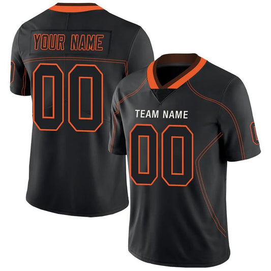 Custom C.Browns Personalize Birthday Gifts Black Jersey Stitched American Football Jerseys